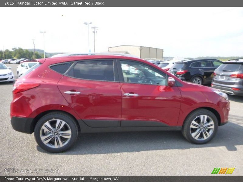 Garnet Red / Black 2015 Hyundai Tucson Limited AWD