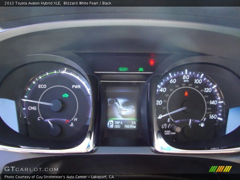 Blizzard White Pearl / Black 2013 Toyota Avalon Hybrid XLE