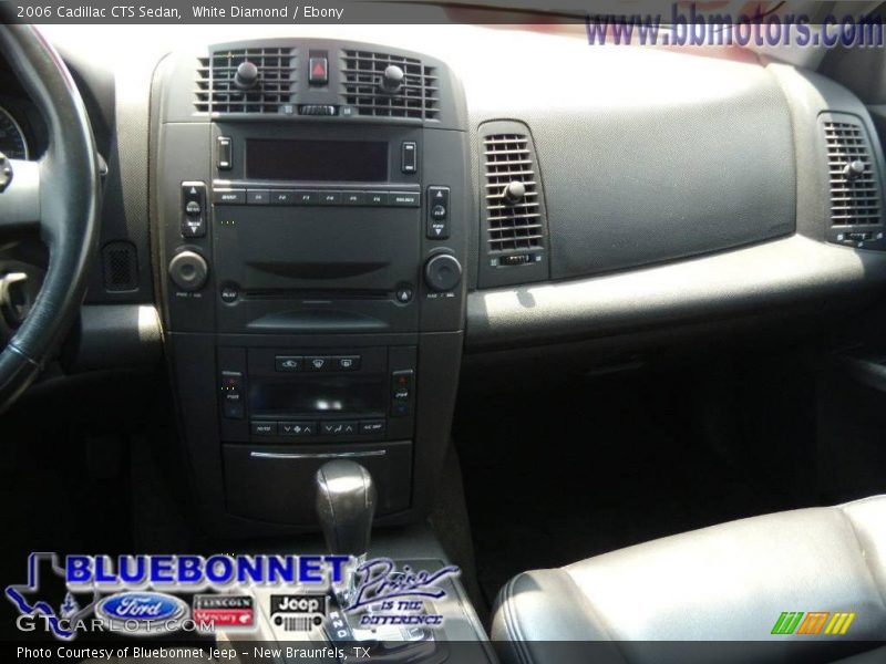 White Diamond / Ebony 2006 Cadillac CTS Sedan