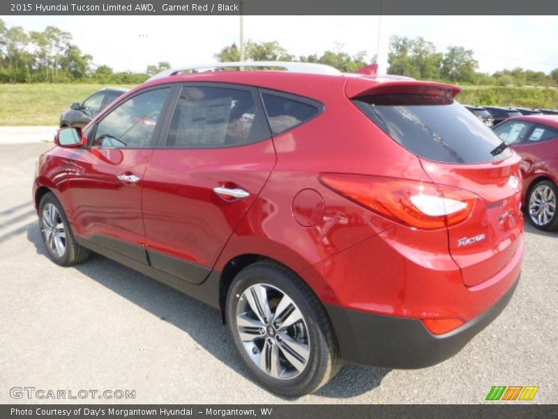 Garnet Red / Black 2015 Hyundai Tucson Limited AWD