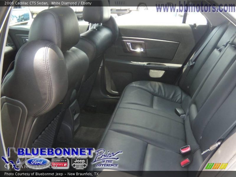 White Diamond / Ebony 2006 Cadillac CTS Sedan
