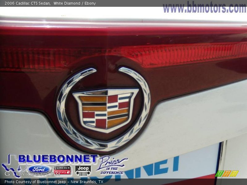 White Diamond / Ebony 2006 Cadillac CTS Sedan