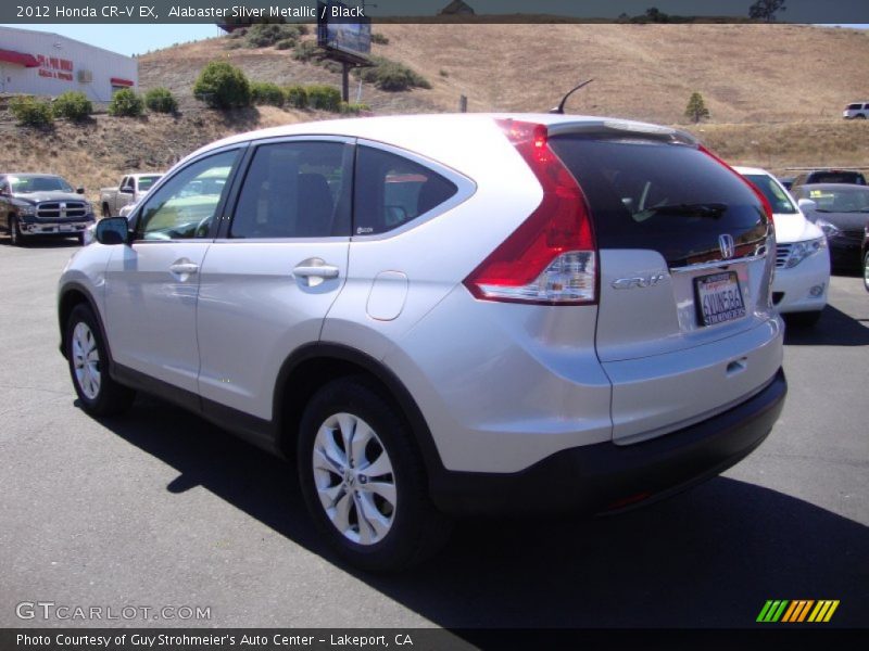 Alabaster Silver Metallic / Black 2012 Honda CR-V EX
