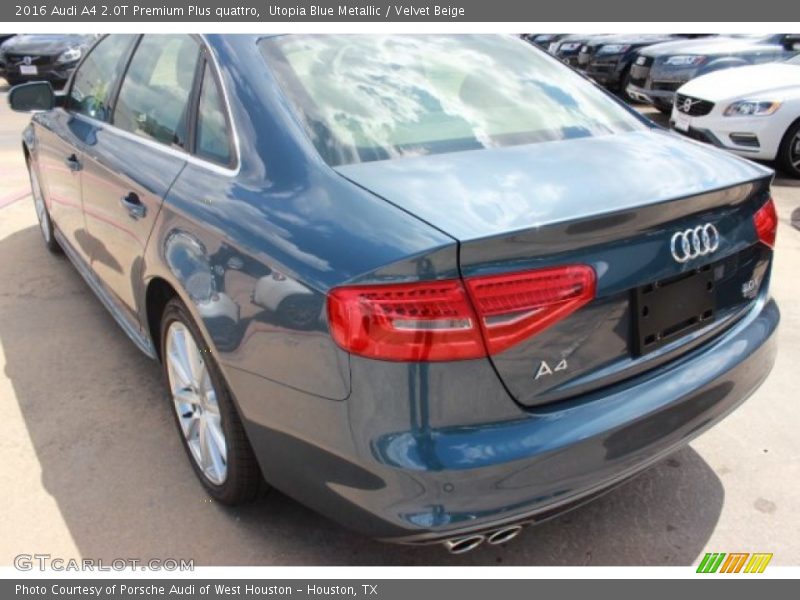 Utopia Blue Metallic / Velvet Beige 2016 Audi A4 2.0T Premium Plus quattro