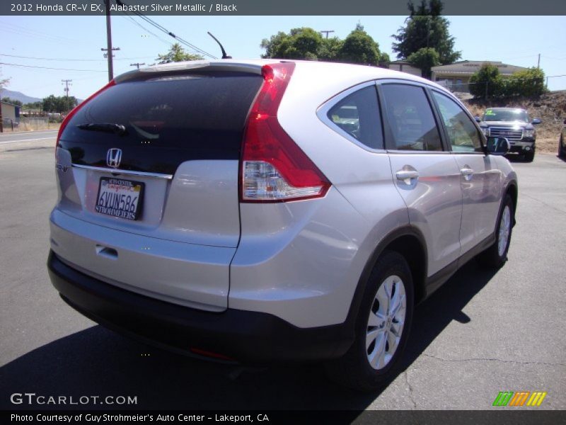 Alabaster Silver Metallic / Black 2012 Honda CR-V EX