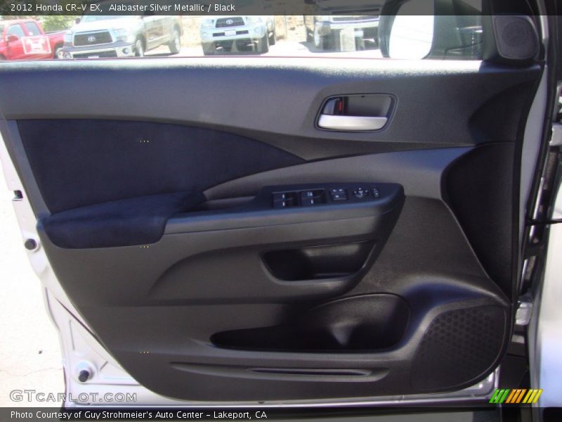Alabaster Silver Metallic / Black 2012 Honda CR-V EX