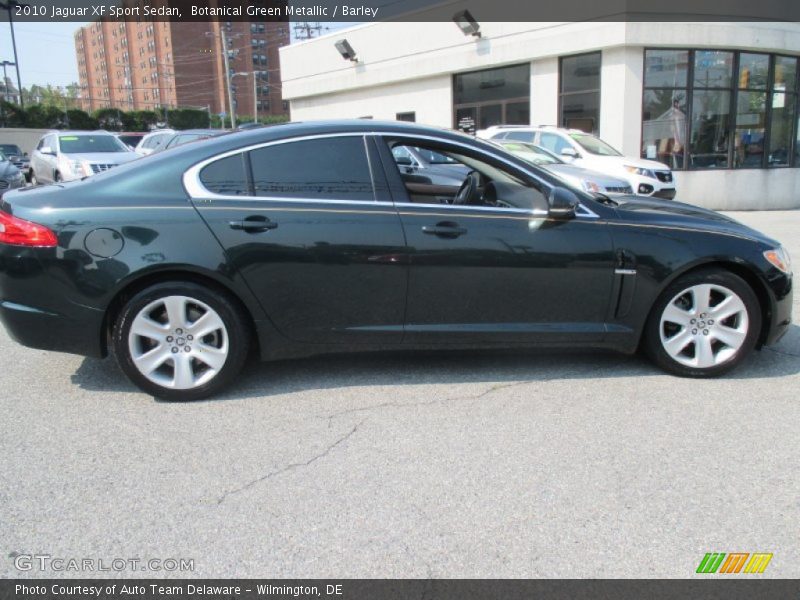Botanical Green Metallic / Barley 2010 Jaguar XF Sport Sedan