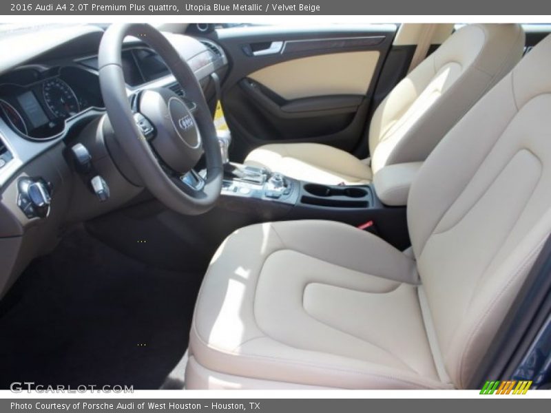 Utopia Blue Metallic / Velvet Beige 2016 Audi A4 2.0T Premium Plus quattro