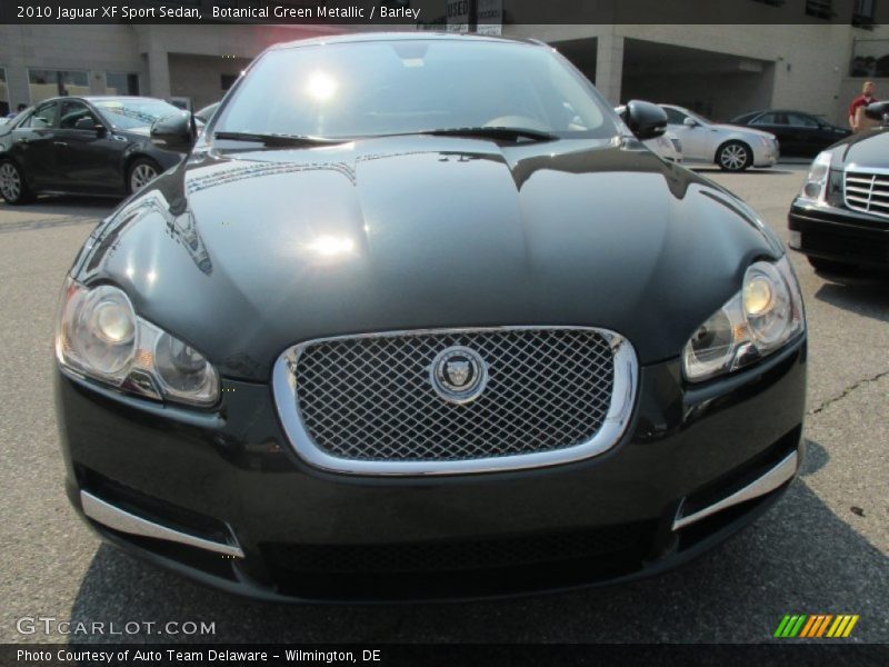 Botanical Green Metallic / Barley 2010 Jaguar XF Sport Sedan