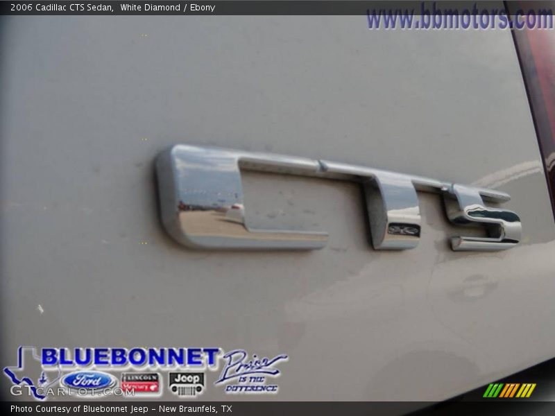 White Diamond / Ebony 2006 Cadillac CTS Sedan