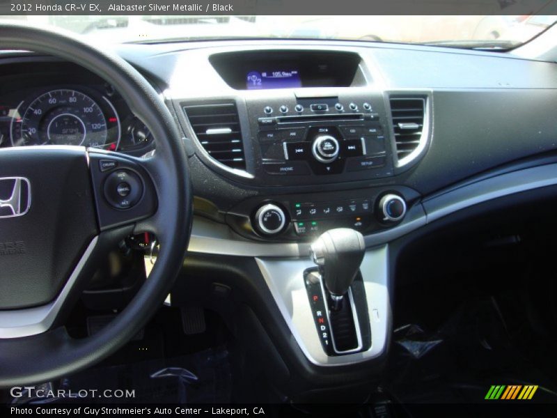 Alabaster Silver Metallic / Black 2012 Honda CR-V EX