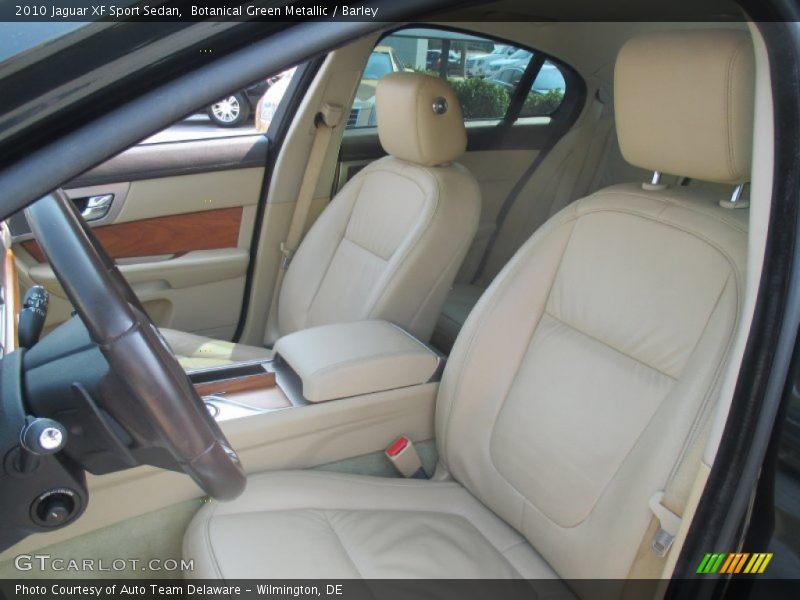 Botanical Green Metallic / Barley 2010 Jaguar XF Sport Sedan