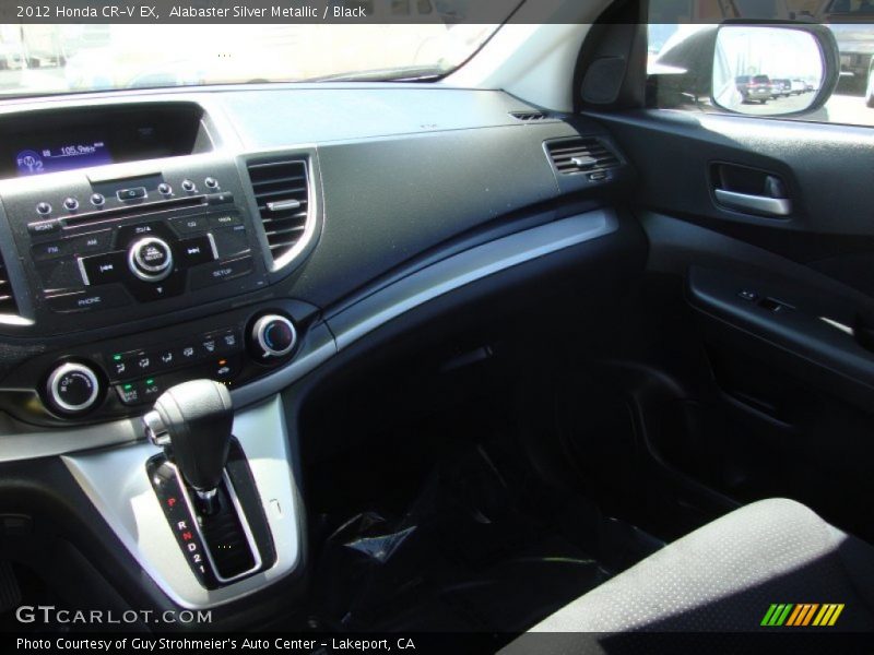 Alabaster Silver Metallic / Black 2012 Honda CR-V EX