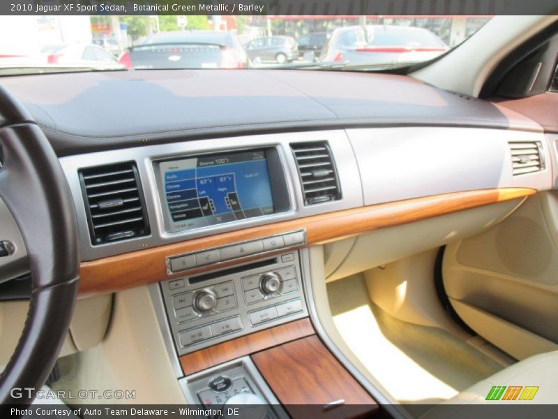 Botanical Green Metallic / Barley 2010 Jaguar XF Sport Sedan