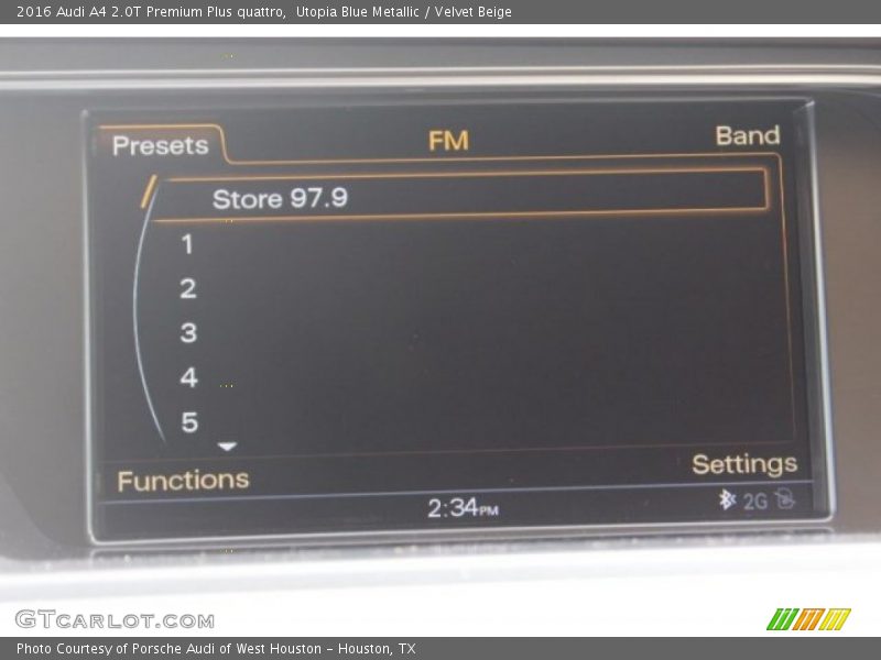 Utopia Blue Metallic / Velvet Beige 2016 Audi A4 2.0T Premium Plus quattro