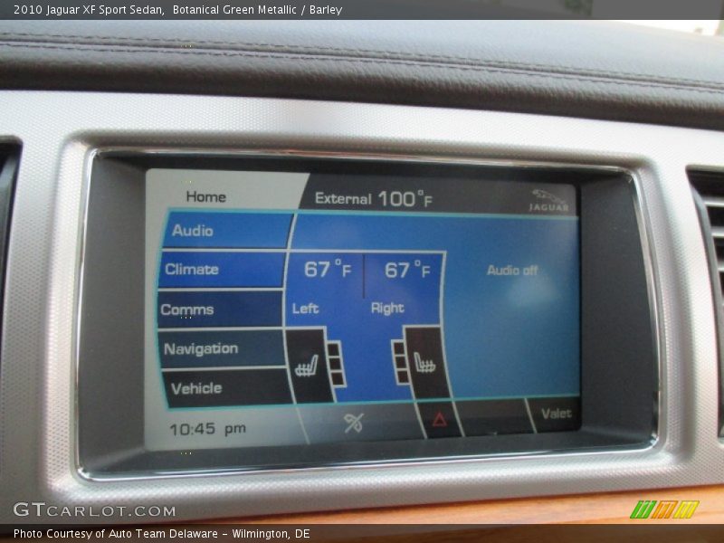 Botanical Green Metallic / Barley 2010 Jaguar XF Sport Sedan