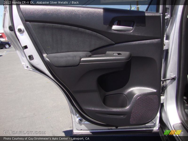 Alabaster Silver Metallic / Black 2012 Honda CR-V EX