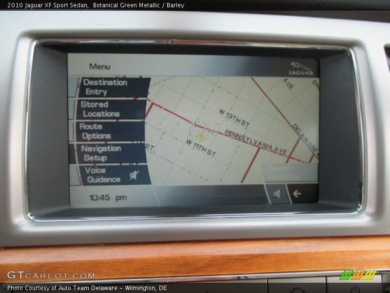 Botanical Green Metallic / Barley 2010 Jaguar XF Sport Sedan