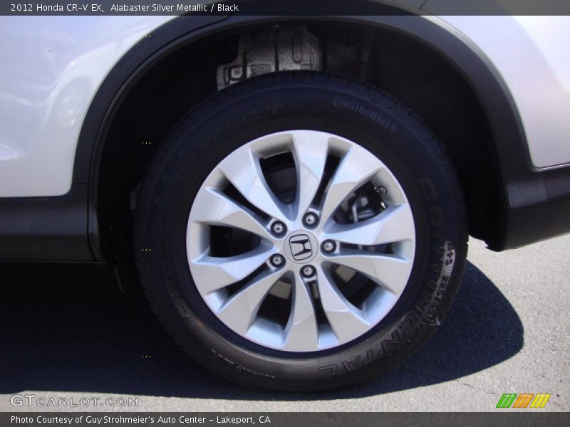 Alabaster Silver Metallic / Black 2012 Honda CR-V EX