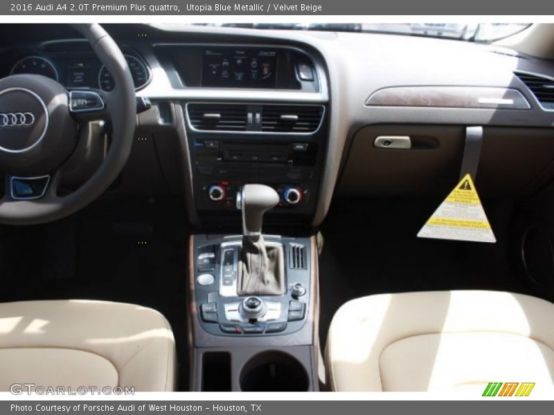 Utopia Blue Metallic / Velvet Beige 2016 Audi A4 2.0T Premium Plus quattro