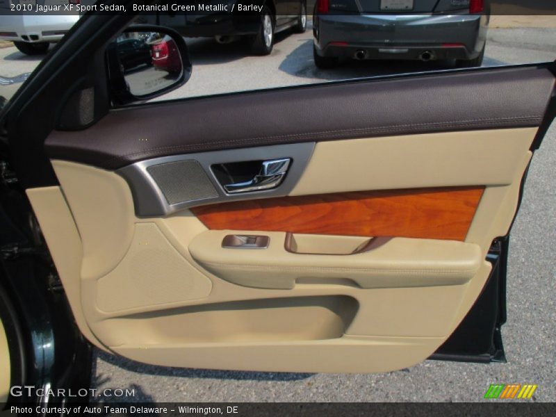 Botanical Green Metallic / Barley 2010 Jaguar XF Sport Sedan