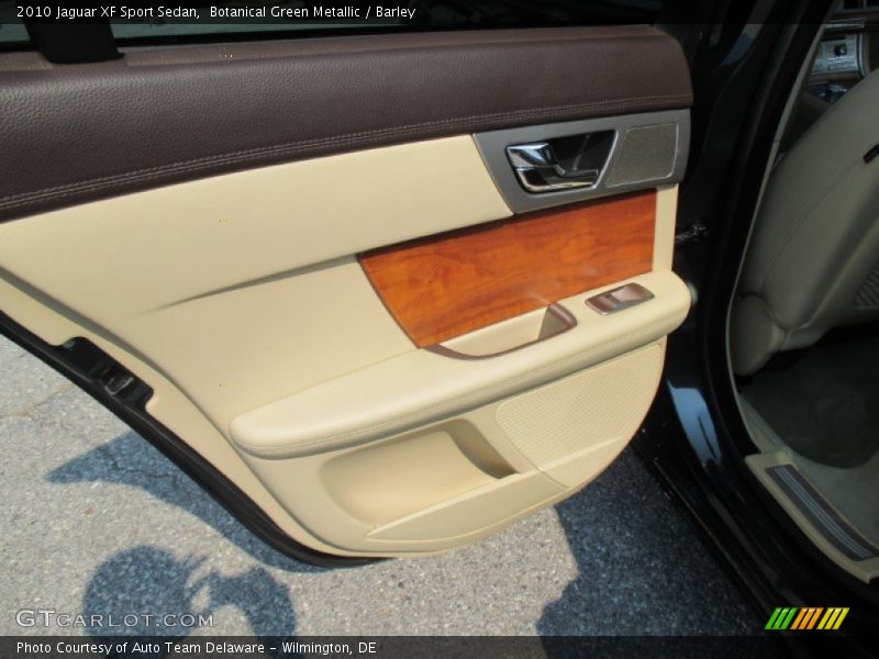Botanical Green Metallic / Barley 2010 Jaguar XF Sport Sedan