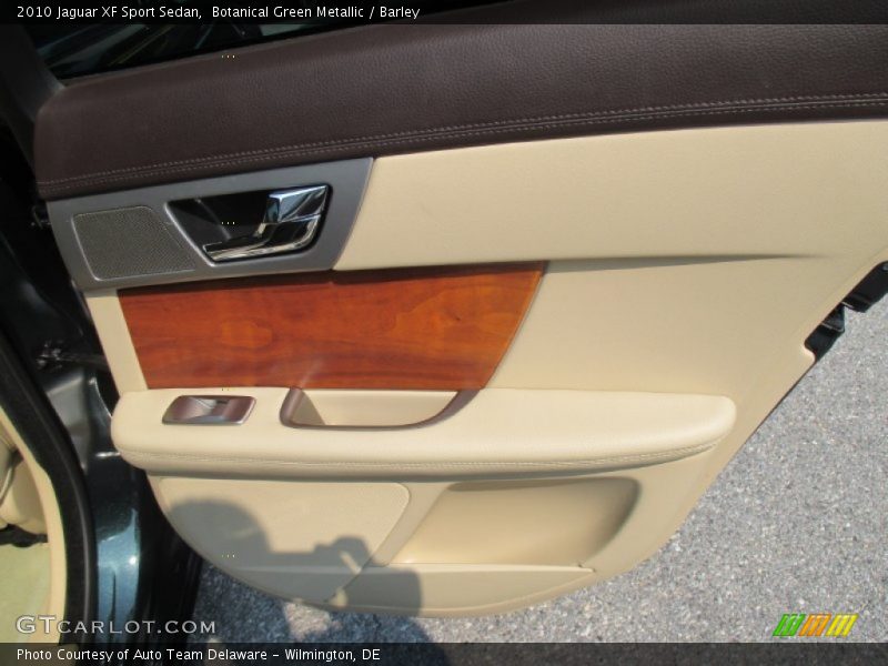 Botanical Green Metallic / Barley 2010 Jaguar XF Sport Sedan