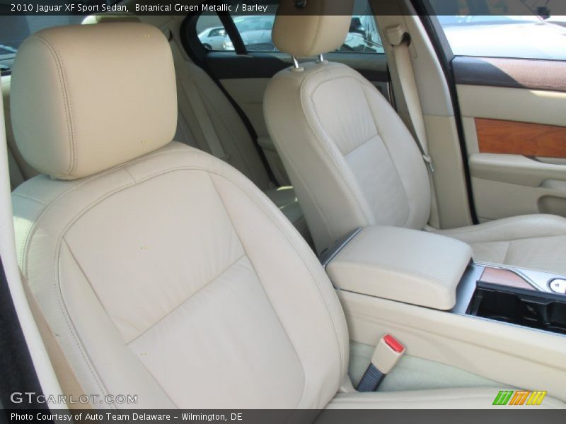 Botanical Green Metallic / Barley 2010 Jaguar XF Sport Sedan