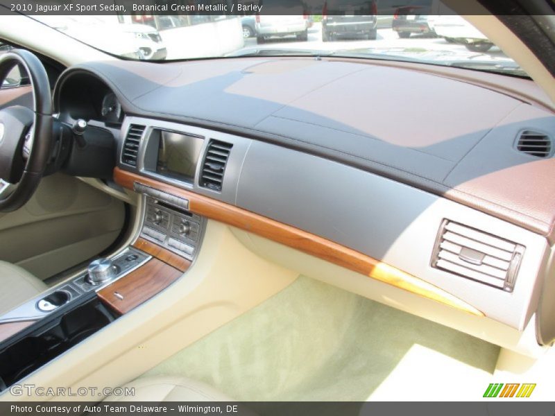 Botanical Green Metallic / Barley 2010 Jaguar XF Sport Sedan