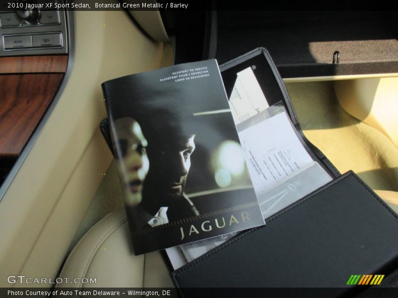 Botanical Green Metallic / Barley 2010 Jaguar XF Sport Sedan