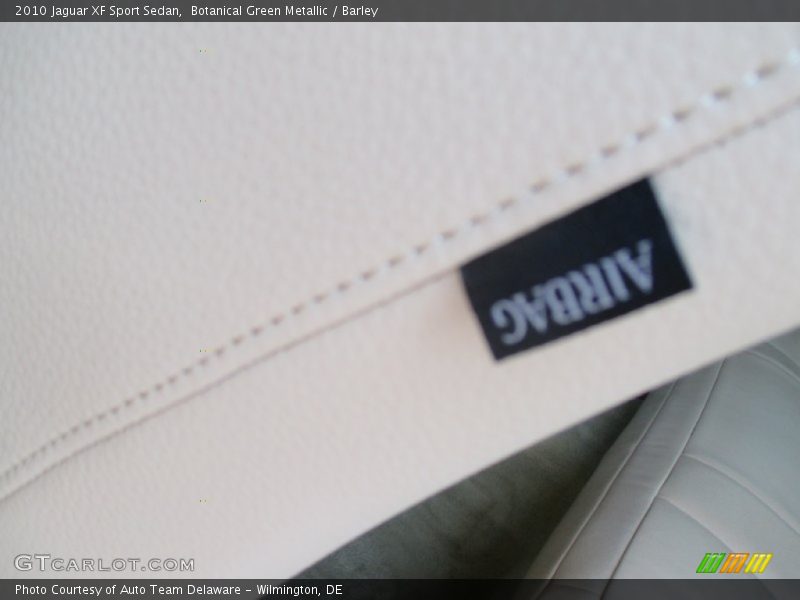 Botanical Green Metallic / Barley 2010 Jaguar XF Sport Sedan