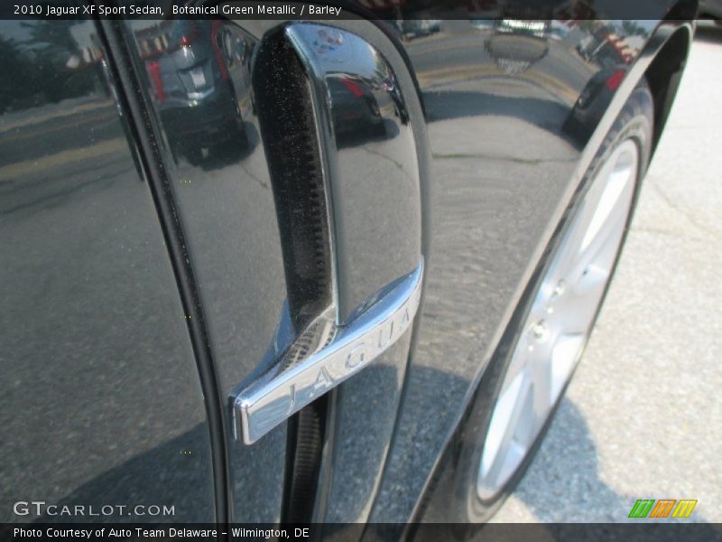 Botanical Green Metallic / Barley 2010 Jaguar XF Sport Sedan