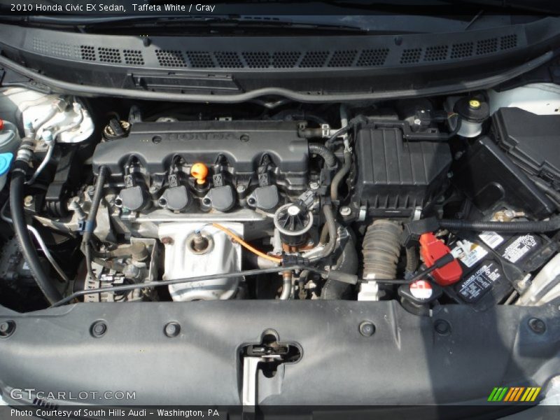 Taffeta White / Gray 2010 Honda Civic EX Sedan