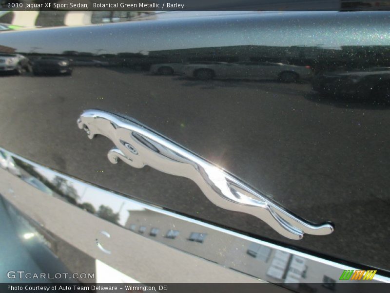 Botanical Green Metallic / Barley 2010 Jaguar XF Sport Sedan