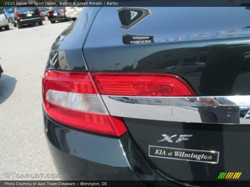 Botanical Green Metallic / Barley 2010 Jaguar XF Sport Sedan