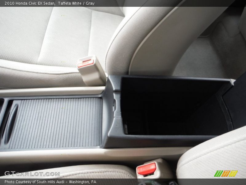 Taffeta White / Gray 2010 Honda Civic EX Sedan