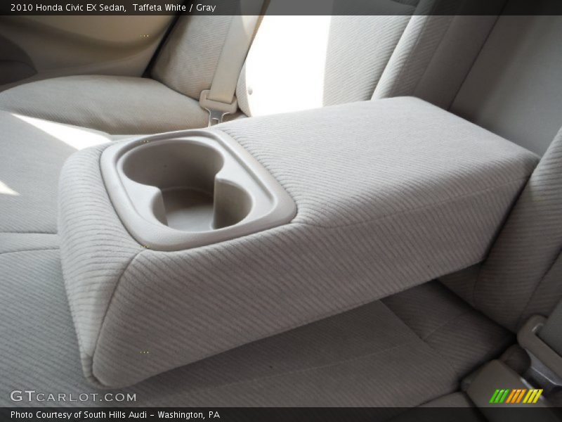 Taffeta White / Gray 2010 Honda Civic EX Sedan
