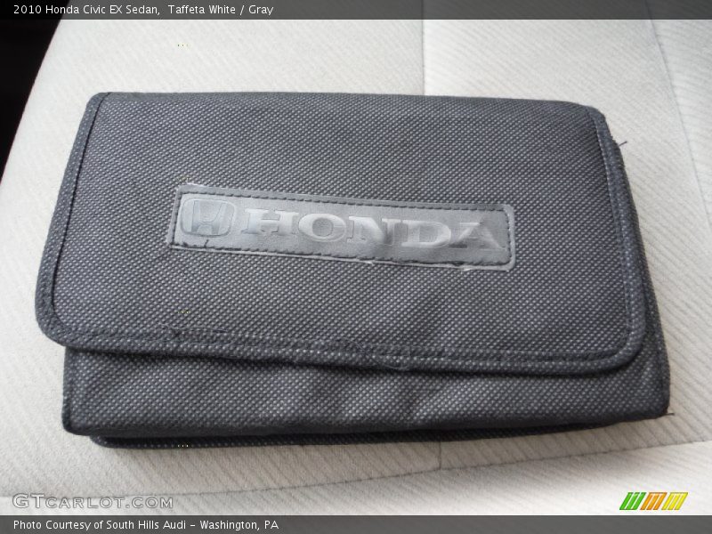 Taffeta White / Gray 2010 Honda Civic EX Sedan