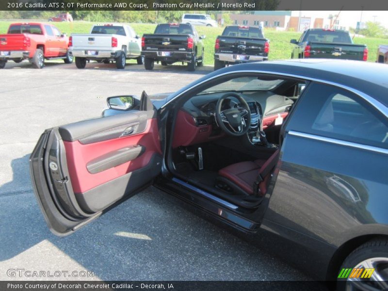  2016 ATS 2.0T Performance AWD Coupe Morello Red Interior