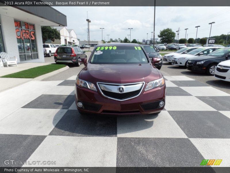 Basque Red Pearl II / Parchment 2013 Acura RDX Technology