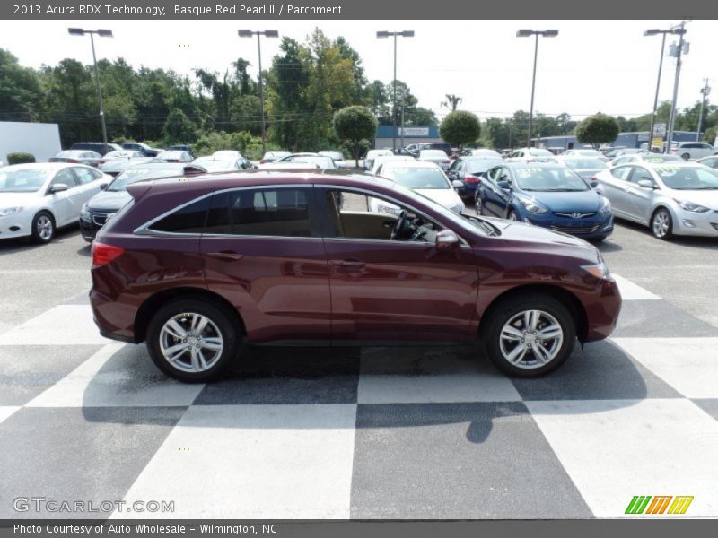 Basque Red Pearl II / Parchment 2013 Acura RDX Technology