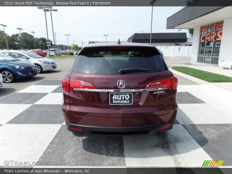 Basque Red Pearl II / Parchment 2013 Acura RDX Technology