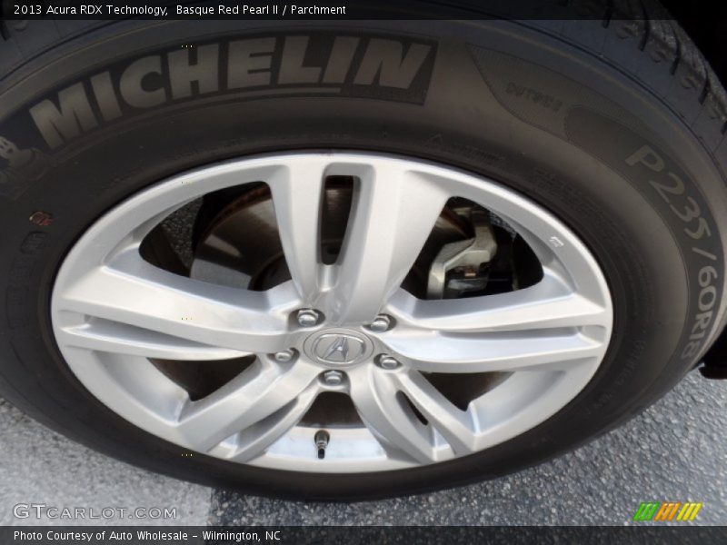 Basque Red Pearl II / Parchment 2013 Acura RDX Technology