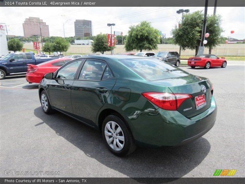 4Evergreen Mica / Amber 2014 Toyota Corolla LE