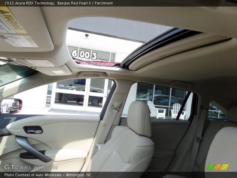 Basque Red Pearl II / Parchment 2013 Acura RDX Technology
