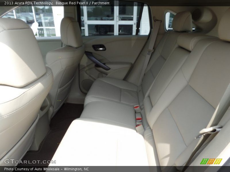 Basque Red Pearl II / Parchment 2013 Acura RDX Technology