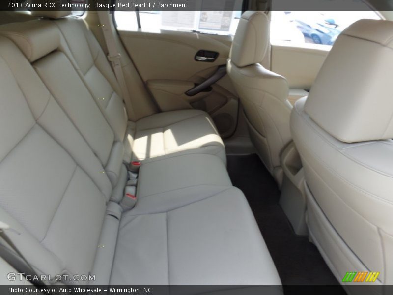 Basque Red Pearl II / Parchment 2013 Acura RDX Technology