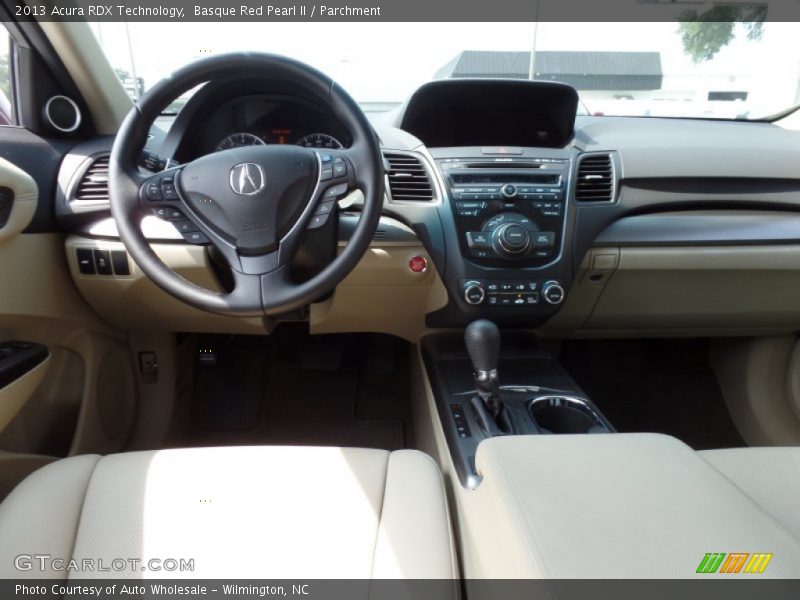 Basque Red Pearl II / Parchment 2013 Acura RDX Technology