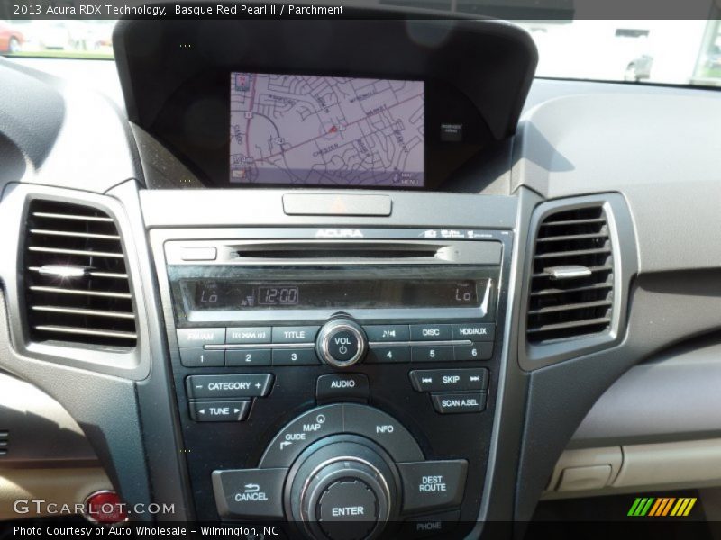 Basque Red Pearl II / Parchment 2013 Acura RDX Technology