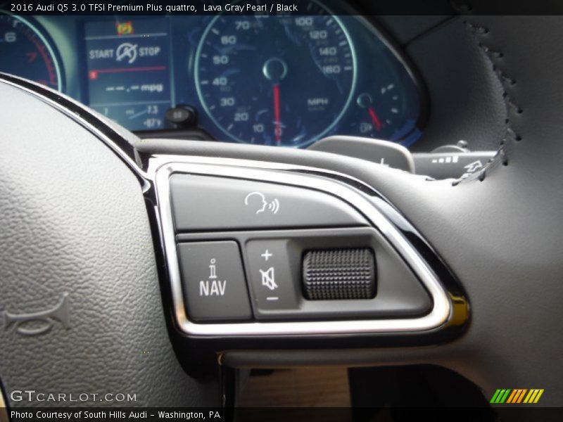 Lava Gray Pearl / Black 2016 Audi Q5 3.0 TFSI Premium Plus quattro